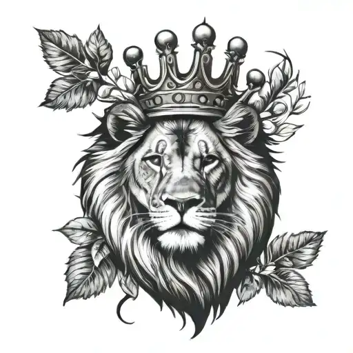 Lion And Crown Of Music