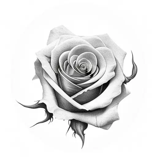 Rose Made Out Of Skulls