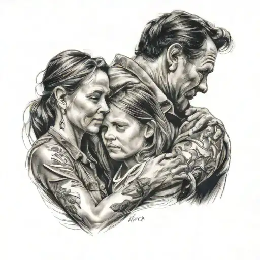 Father And Daughter Apart