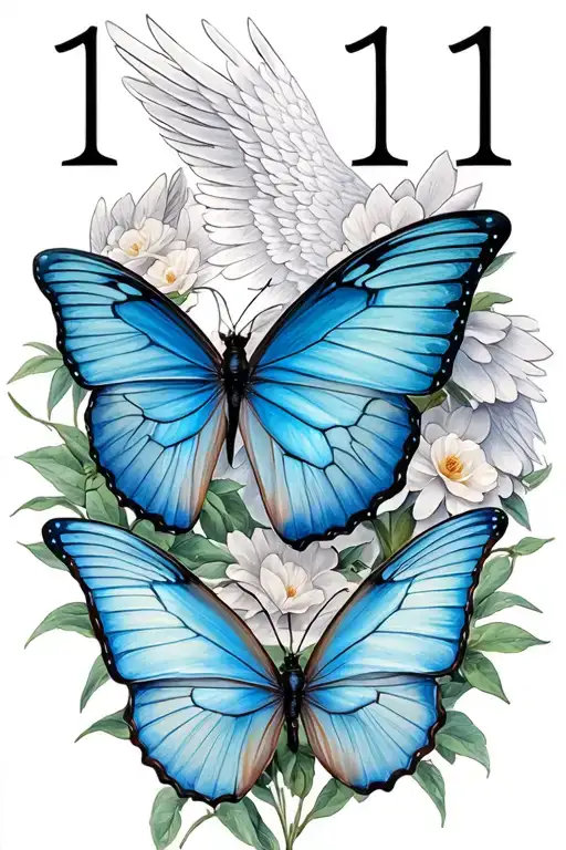 Angel Number 1111 Butterfly