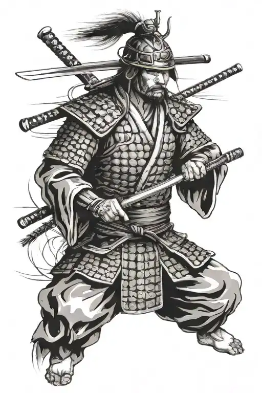 Samurai Warrior Meditating