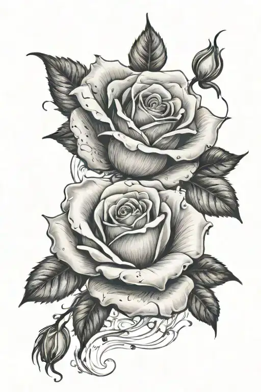 Rose With Pedals Falling Off