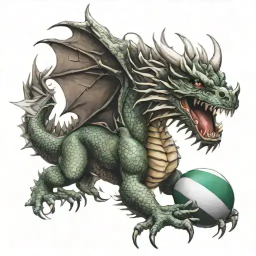 Welsh Rugby Dragon