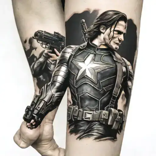 Winter Soldier Arm Star