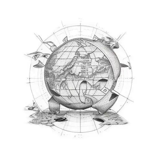 World With Graphic Coordinates