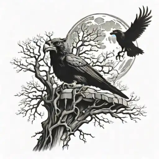 Ruined Castle Crow's Moon Gargoyle's Trees