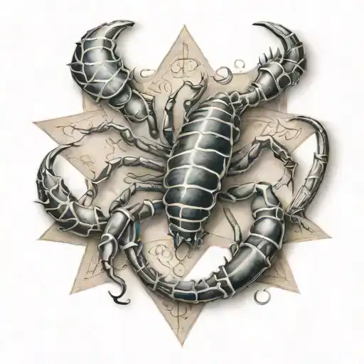 Scorpio Tattoo Zodiac Star Sign