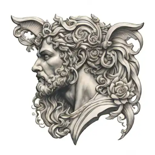 Greek Mythology Tattoo That Express Intel And Overthinking