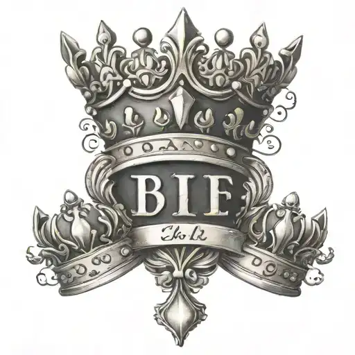 3 Crowns With Initials 3 Children Twins Daughter