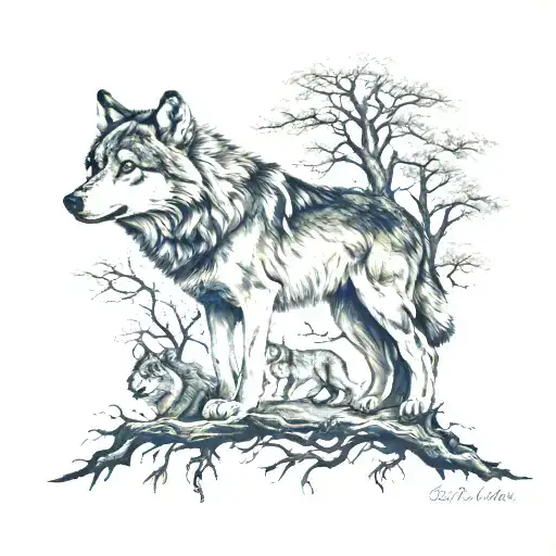 Wolf And Family Tree