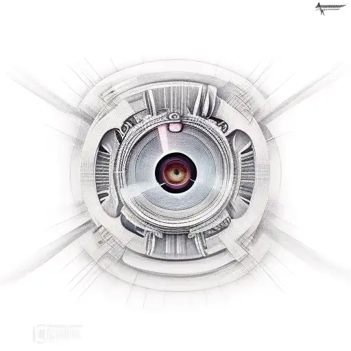 Aperture With Guitar Strings