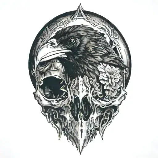 Raven Skull