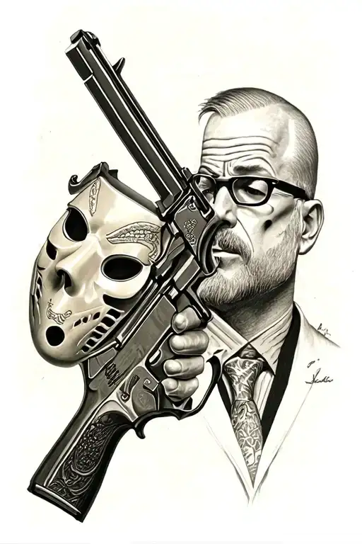 Breaking Bad Guns And Masks