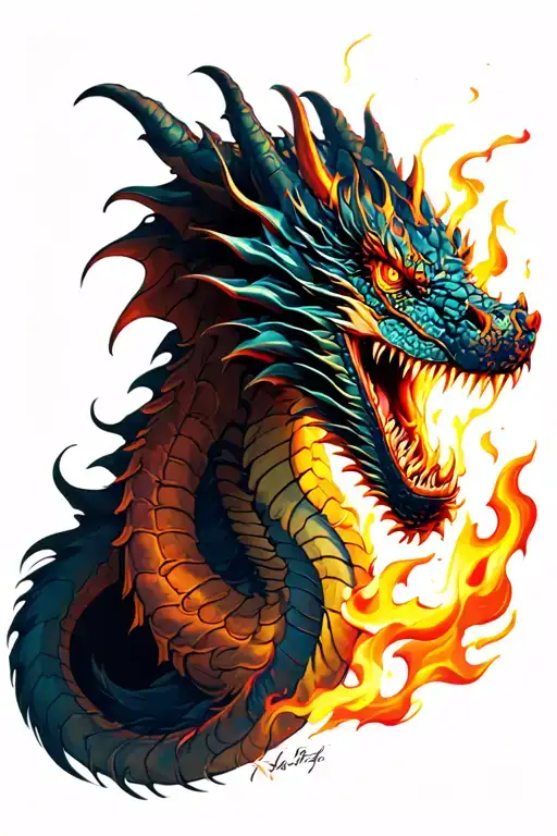 Dragon Breathing Fire
