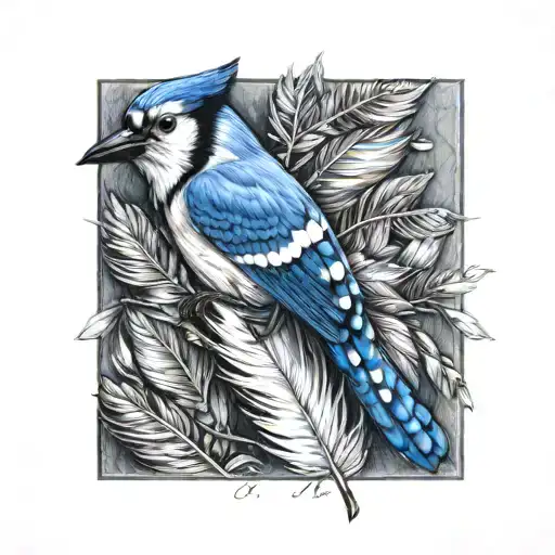 Blue Jay Feather
