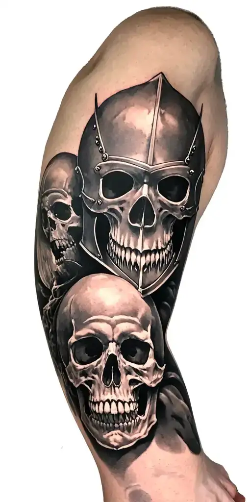 Knight And Skulls Theme Sleeve