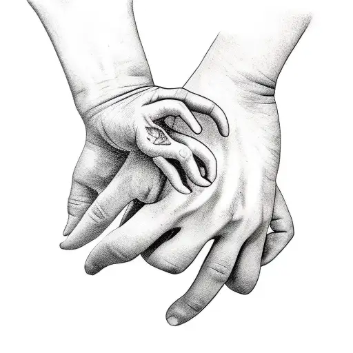Baby Hand And Adult Hand