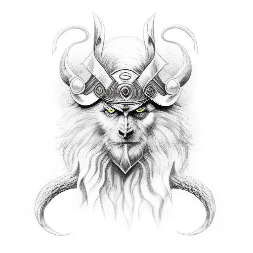 Odin Wandering A Forest