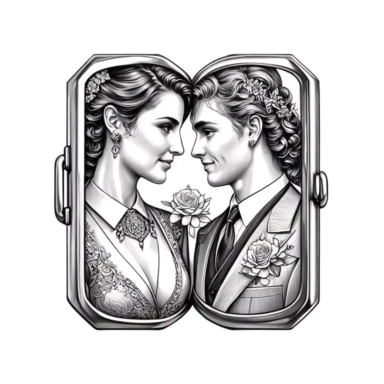 Husband And Wife Locket