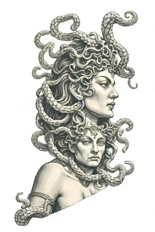 Medusa Holding Perseus Head