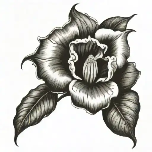 Moonflower Vine Thin Long