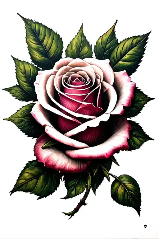 Rose Tattoo Fulll Arm