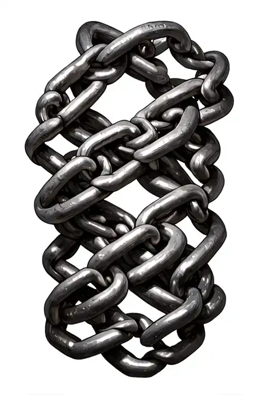 Seven Deadly Sins Trapped By Chains Wrapped Loosely