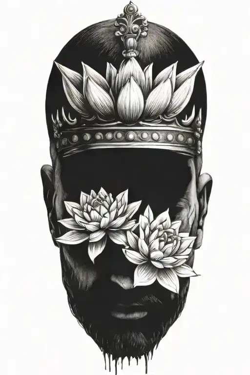 Crown With Lotus Flowers