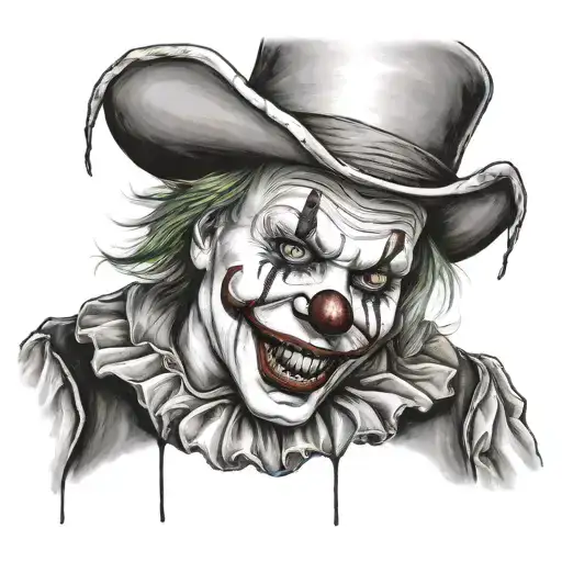 A Bad Clown Lusting After A Woman