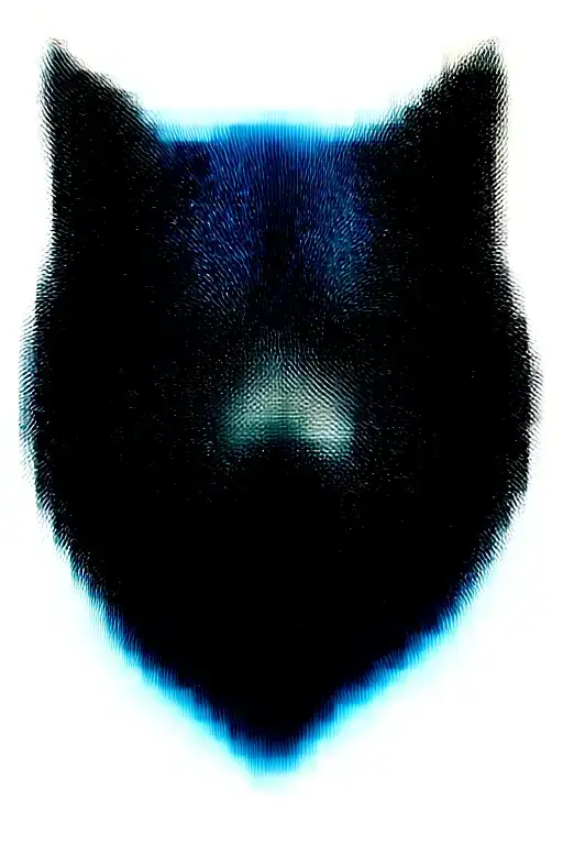 Growling Wolf Face And Rocky Mountains Inside