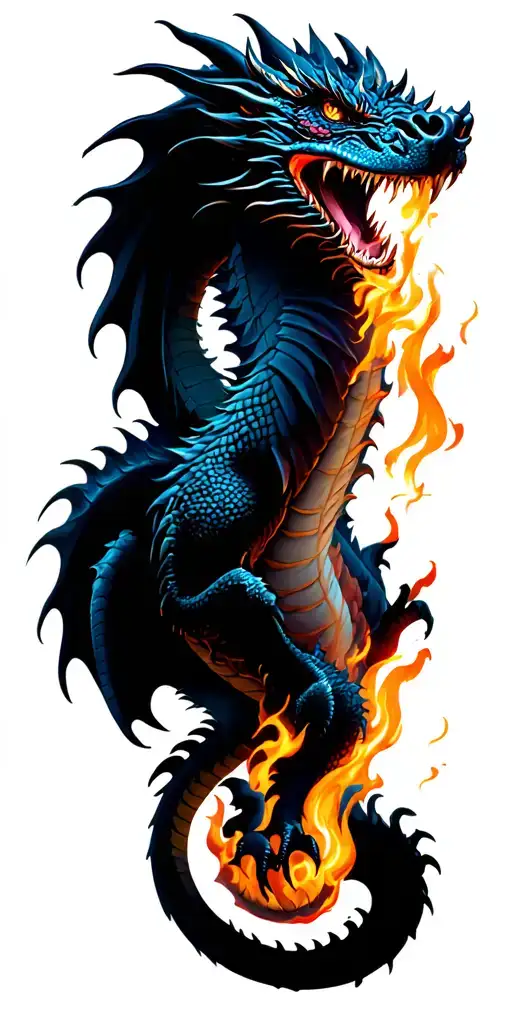Dragon Breathing Fire