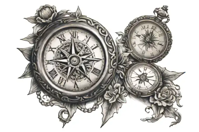 Star And Pocket Watch