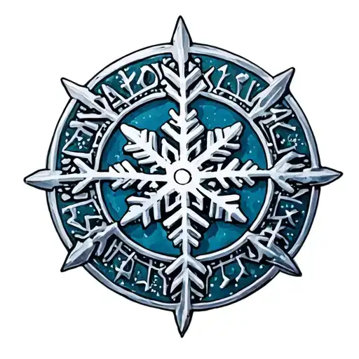 Snowflake In A Seal From Naruto