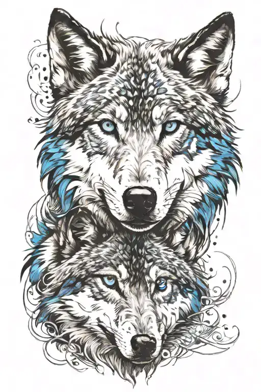 Wolf Blue Eyes
