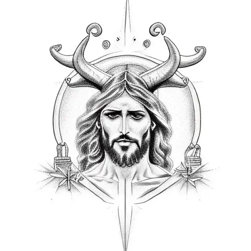 Jesus With Capricorn