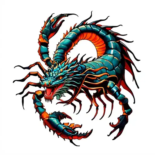 Scorpio And Dragon