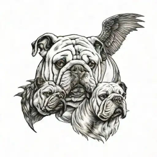 Dragon And Hawk And Bulldog