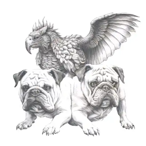 Dragon And Hawk And Bulldog