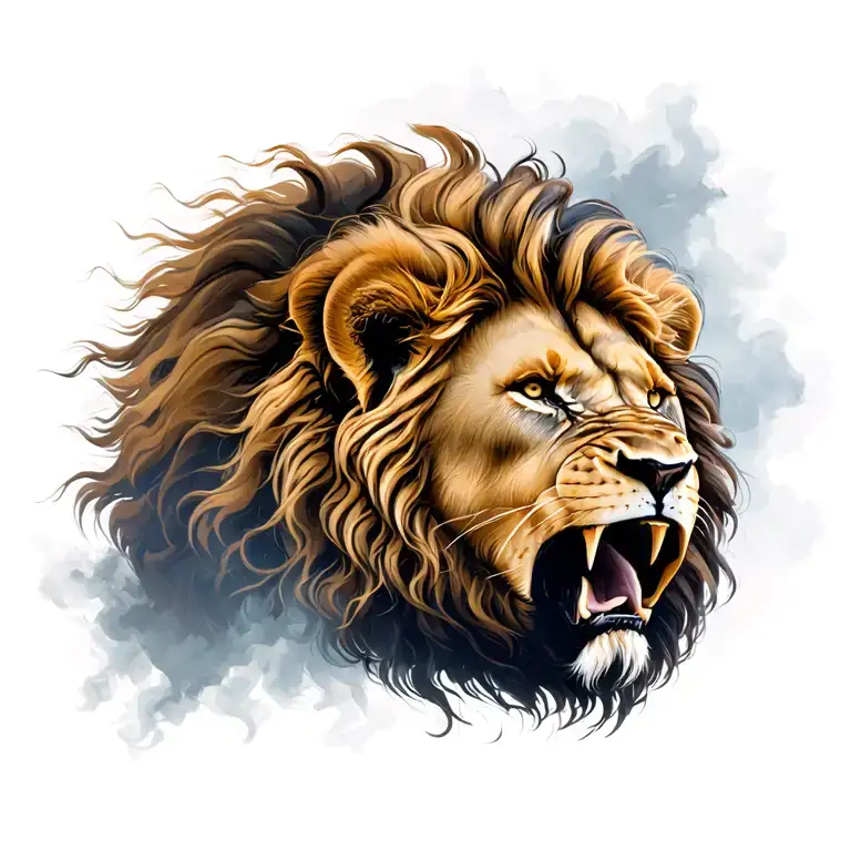Lion Roaring