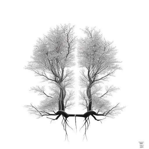 Tree With Roots No Leaves