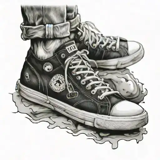 Guy In Sneakers Minimalism