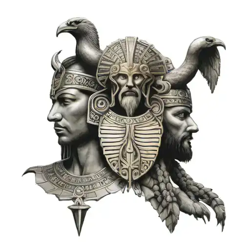 Half Egyptian And Half Viking