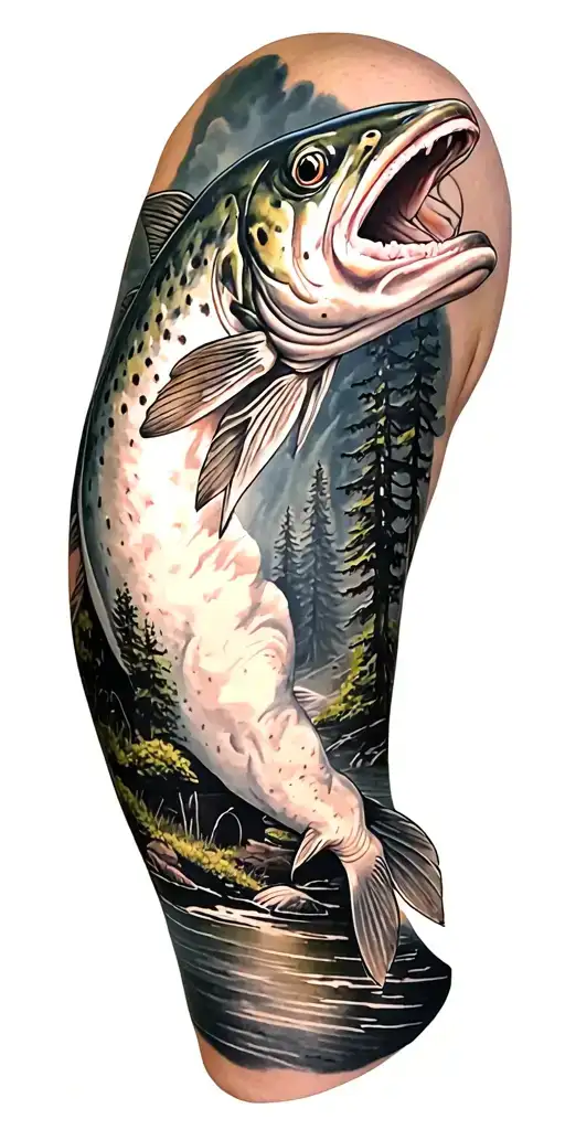 Coverup Trout Forest Landscape