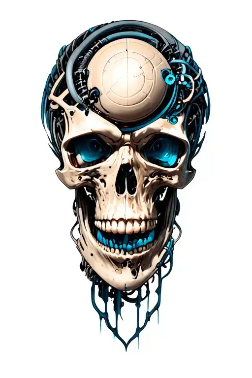 Biomechanical Tattoo Design