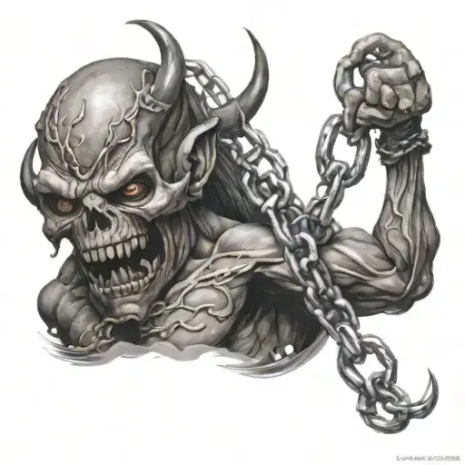 Shackled Demon
