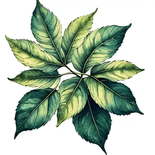 Launa Leaves With Roman Numerals