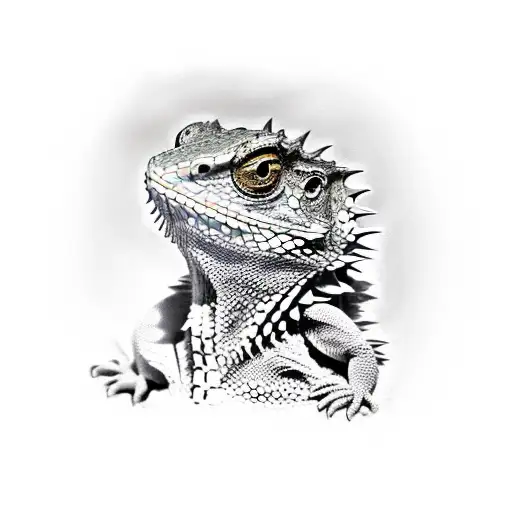 Top Down Bearded Dragon