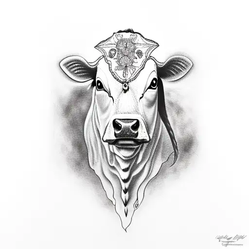 Emma Marie Salinas With Cow