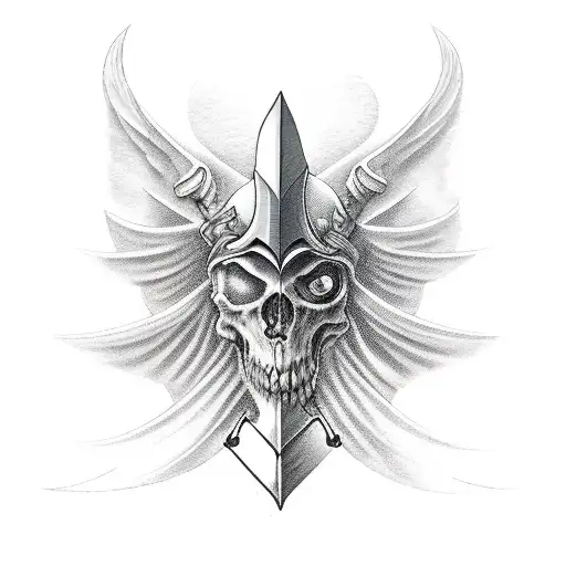 Blind Justice With Sword