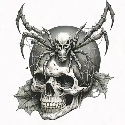 Spider And Skull